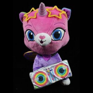 Rainbow Butterfly Unicorn Kitty 14" DJ Felicity Plush.